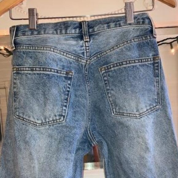 Brandy Melville J. Galt Shanghau Button Fly 90's Mom Jeans Sz Small EUC - Picture 8 of 12